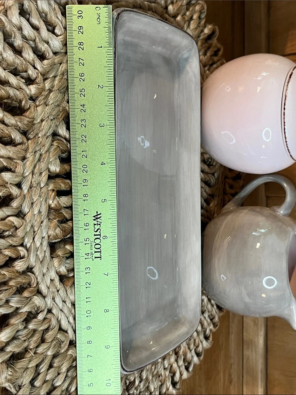 Pottery Barn-Morning Story- Creamer&Sugar Bowl W/Lid and Tray- Discontinued